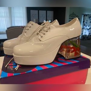 Platform Shoes with Goldfish